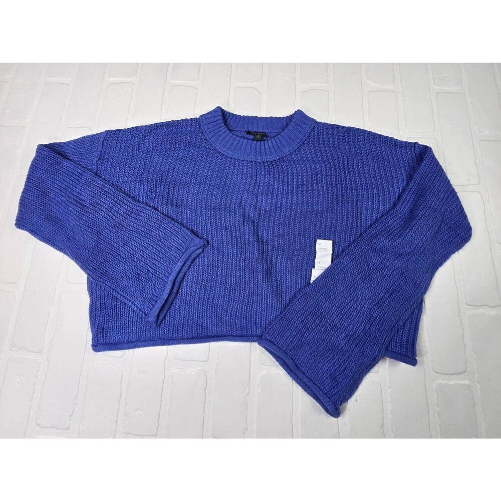 Wild Fable Cropped Mock Collared Sweater Medium